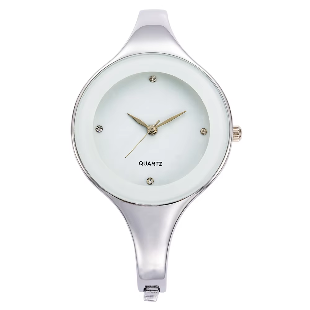 Sleek Bangle Bracelet : Elegant Simple Design Bracelet Watch for Women TIMARCO Factory store
