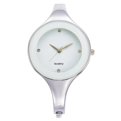 Sleek Bangle Bracelet : Elegant Simple Design Bracelet Watch for Women TIMARCO Factory store