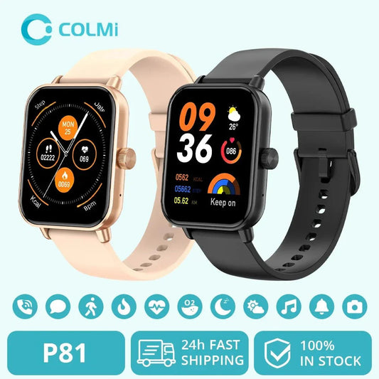 Smart Watch 1.9" Screen | Heart Rate & Health Monitor | Bluetooth ColMi official store