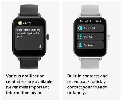 Smart Watch 1.9" Screen | Heart Rate & Health Monitor | Bluetooth ColMi official store
