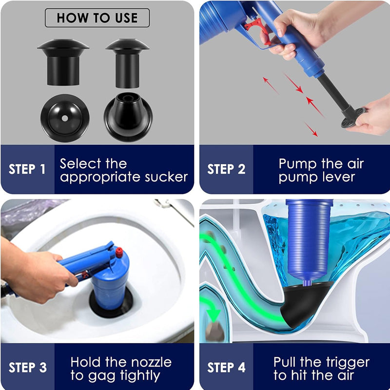 Powerful Pressure Drain Unclogger Plungers Shop1104207043 Store