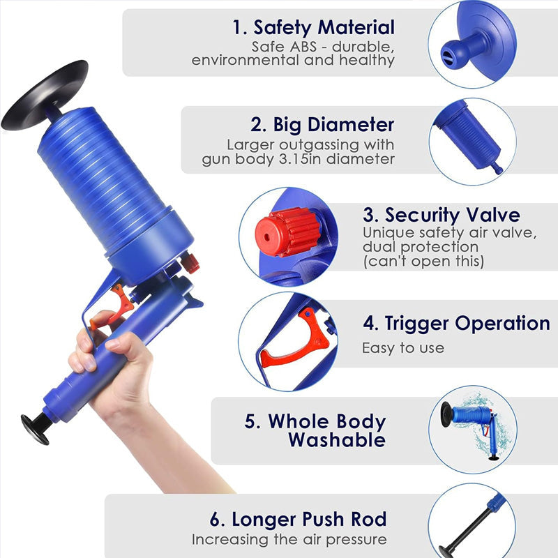 Powerful Pressure Drain Unclogger Plungers Shop1104207043 Store