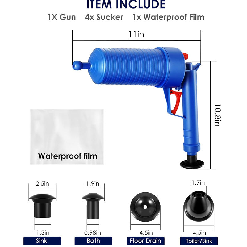 Powerful Pressure Drain Unclogger Plungers Shop1104207043 Store