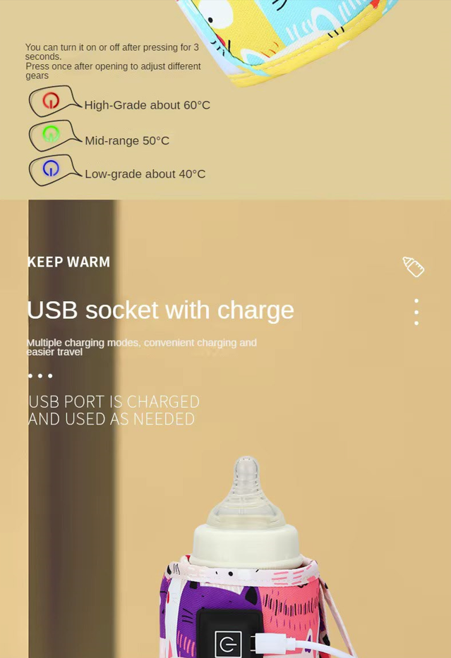 QuickHeat USB Portable Milk & Water Warmer BETSK Store