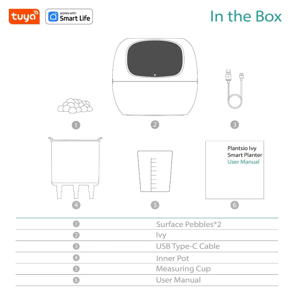 Tuya Ivy Smart Planter Bee Store