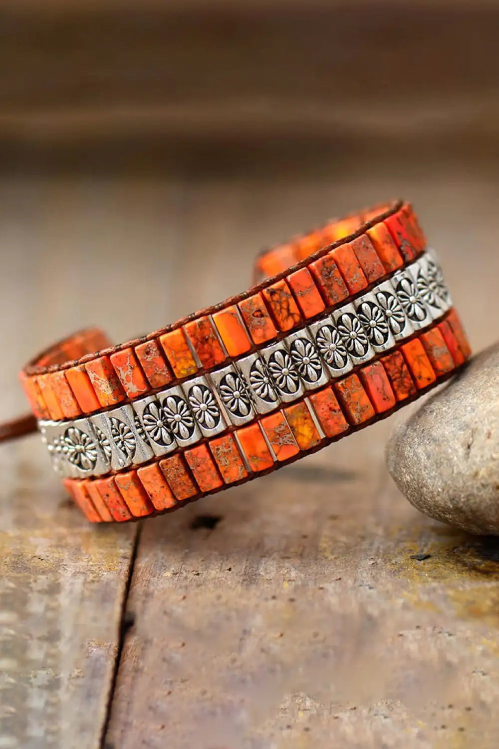 View details for Handmade Triple Layer Natural Stone Bracelet Handmade Triple Layer Natural Stone Bracelet