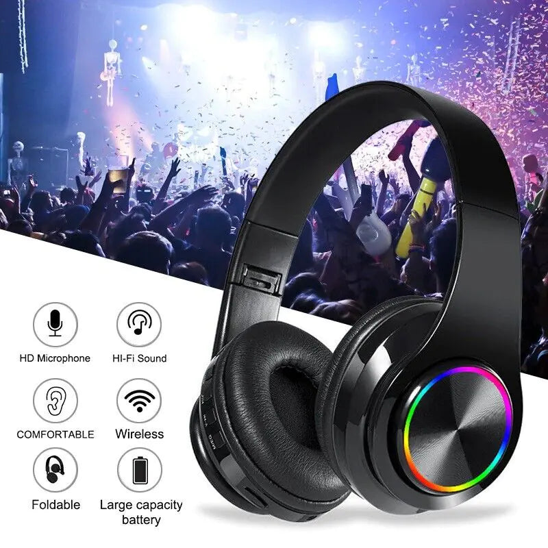 Super Bass Wireless Bluetooth Headphones Mais Mais Store